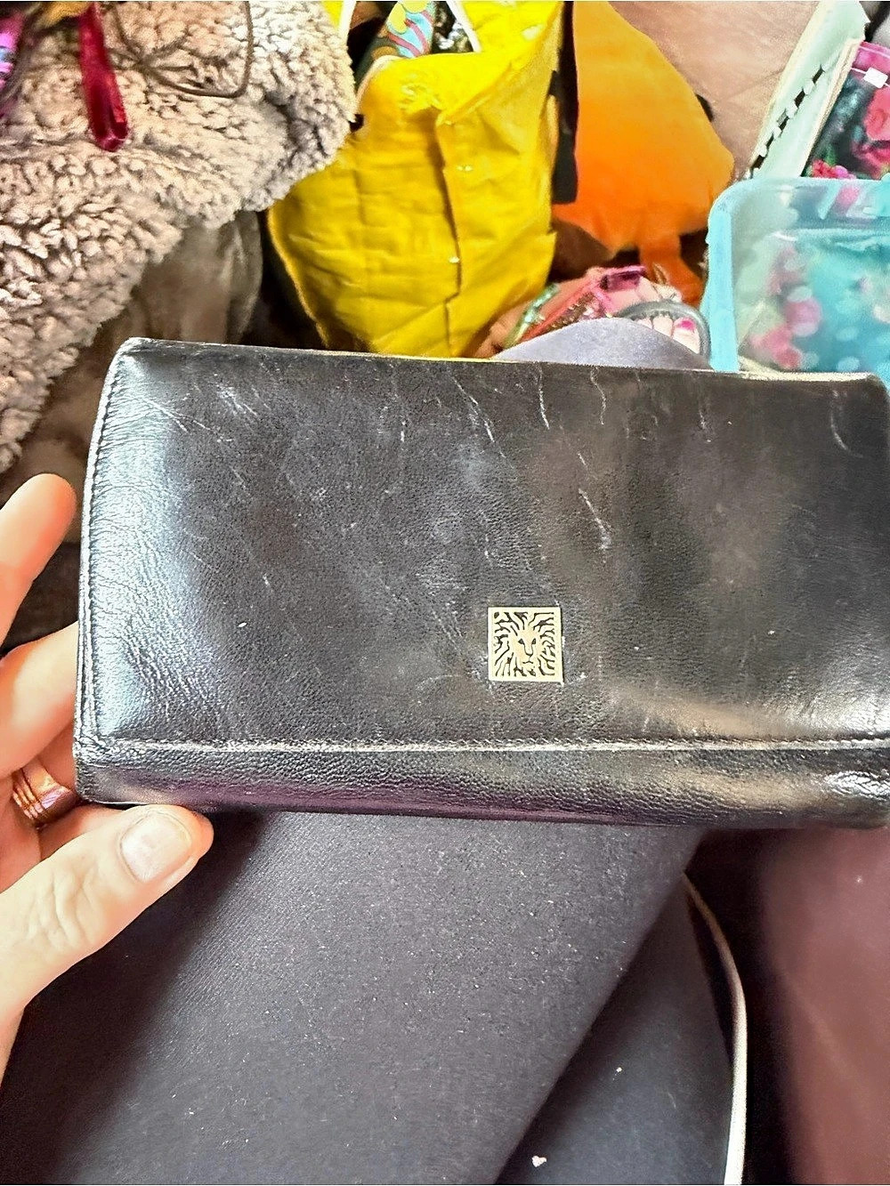 Anne Klein Black Wallet